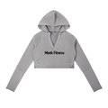 Monk Fitness Vintage Washed Raw Edge Hoodie