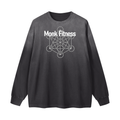 Monk Fitness Gradient Washed Long Sleeve T-Shirt